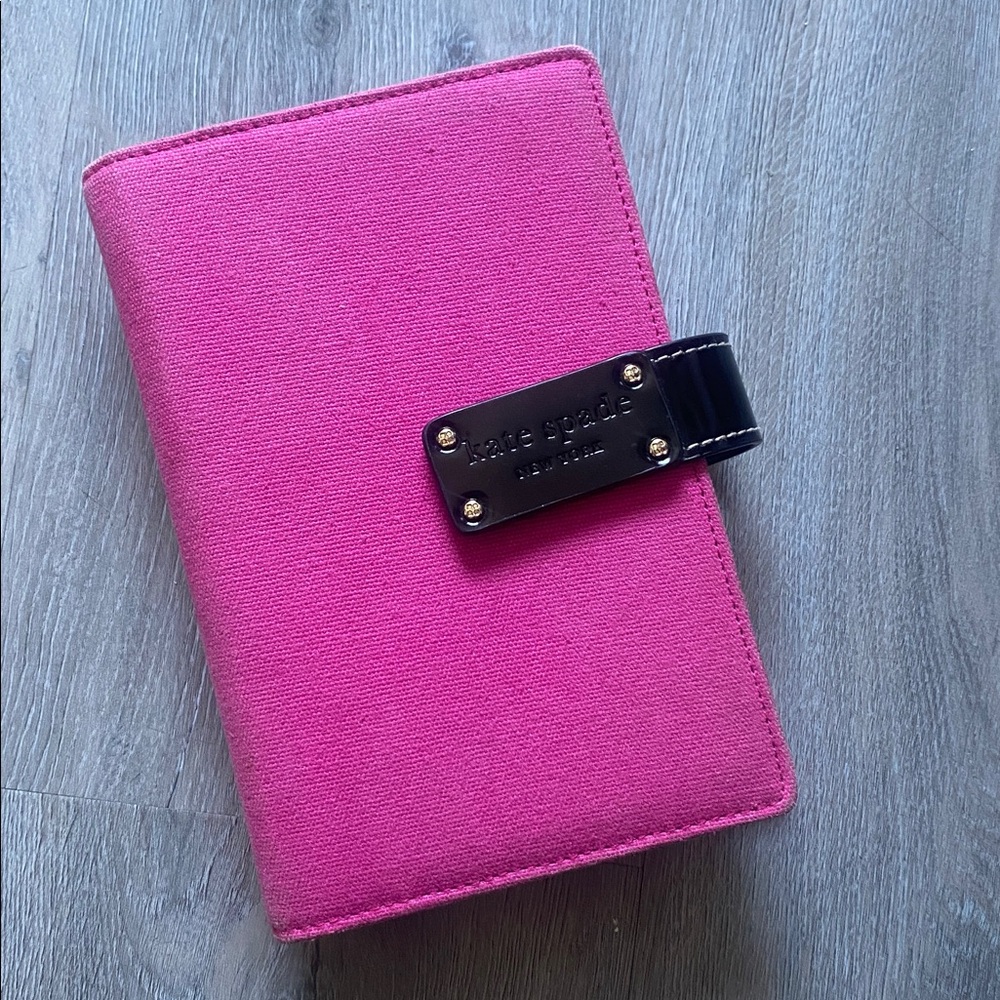 ♠️ KATE SPADE AGENDA ORGANIZER PLANNER DIARY HOT PINK UNUSED